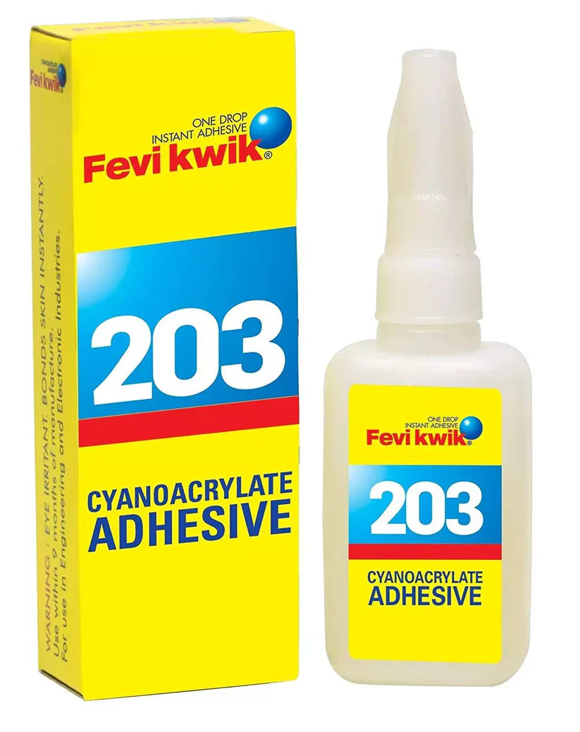 Pidilite Fevi Kwik 203 Super Glue, Instant Bond, 20gm