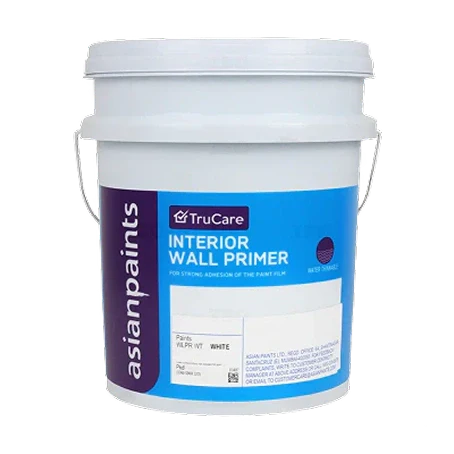 Asian Paints TruCare Interior Wall Primer, Water Thinnable, 20 Litre Bucket