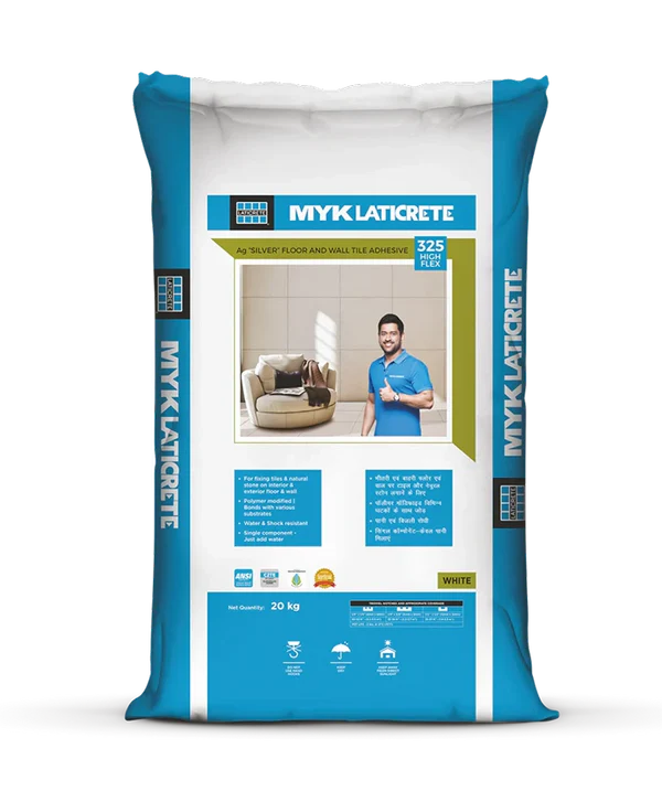 MYK Laticrete 325 High Flex Tile & Stone Adhesive, Grey, 20 Kg Bag