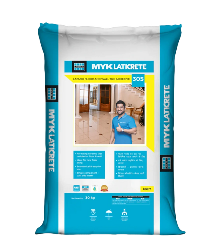 MYK Laticrete 305 Tile Adhesive, Grey, 30 Kg Bag