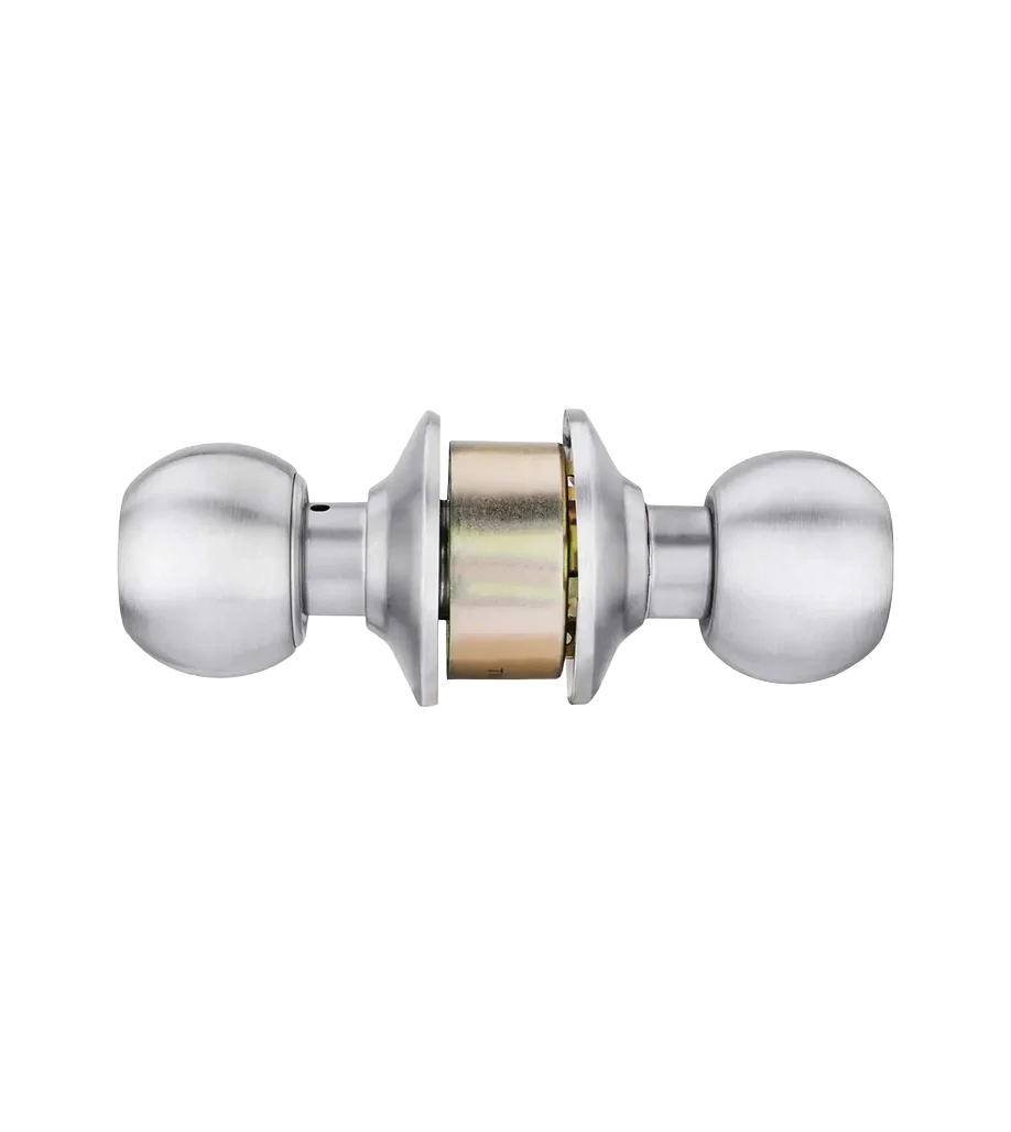 Godrej Premium Cylindrical Lock - Keyless (Bathroom) - 60mm - Stainless Steel