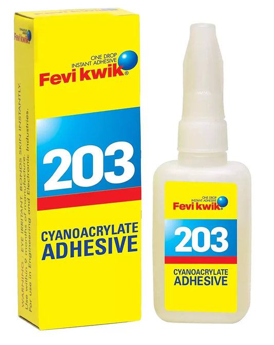 Pidilite Fevi Kwik 203 Super Glue, Instant Bond, 20gm