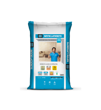 MYK Laticrete 313 Plus Tile Adhesive,  Grey, 20 Kg Bag