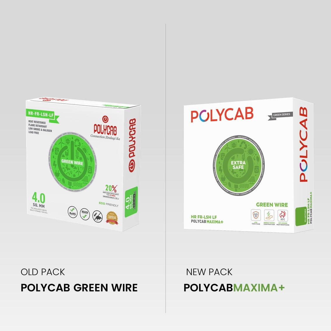Polycab Maxima+ (FR-HR-LSH-LF-Green Wire)