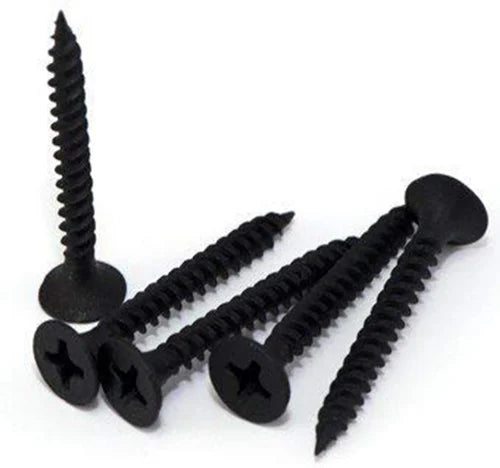 Drywall Screws 6*50mm Black (500 screws in 1 box)