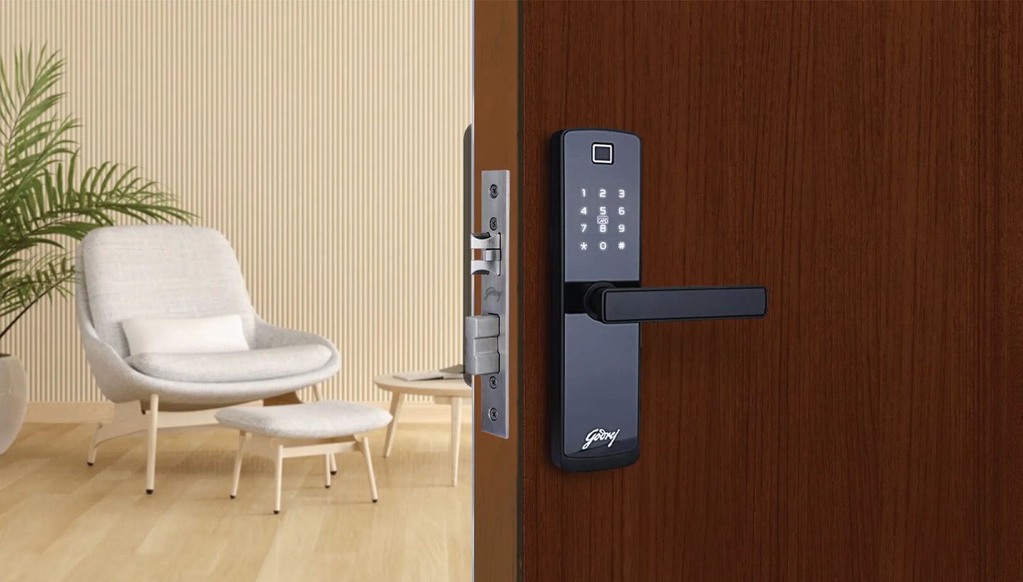 Godrej Catus Touch Plus Digital Mortise Lock - 3 Deadbolt
