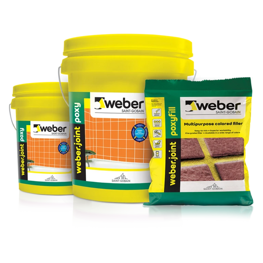 Weber Saint Gobain Poxyfill & Resign kit Tile Epoxy Grout, 5kg