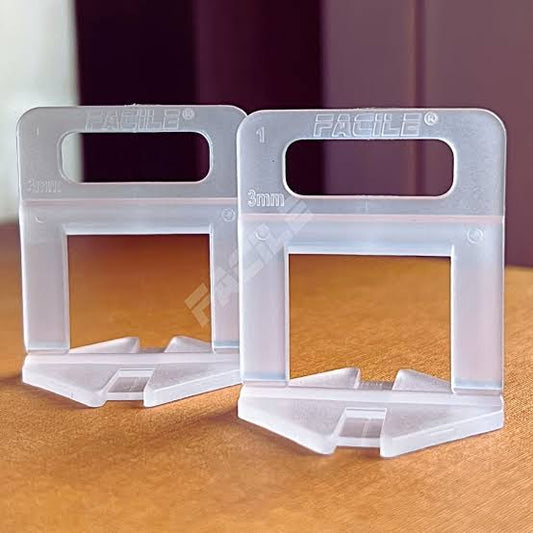 Tile leveling system clips, 2MM