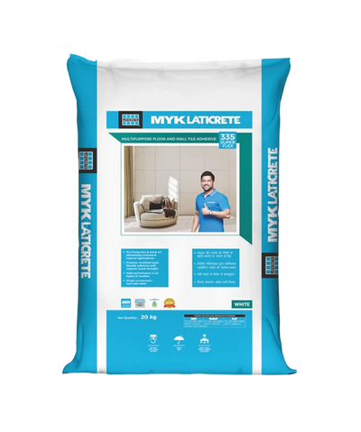 MYK Laticrete 335 Super Flex Tile & Stone Adhesive, White, 20 Kg Bag