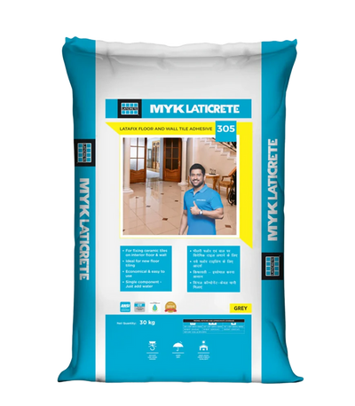 MYK Laticrete 305 Tile Adhesive, Grey, 30 Kg Bag