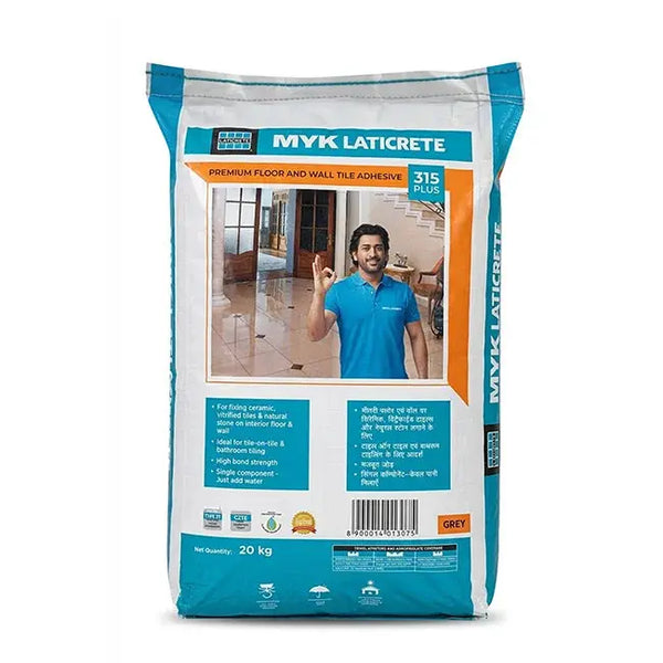 MYK Laticrete 315 Plus Tile Adhesive,  Grey, 20 Kg Bag
