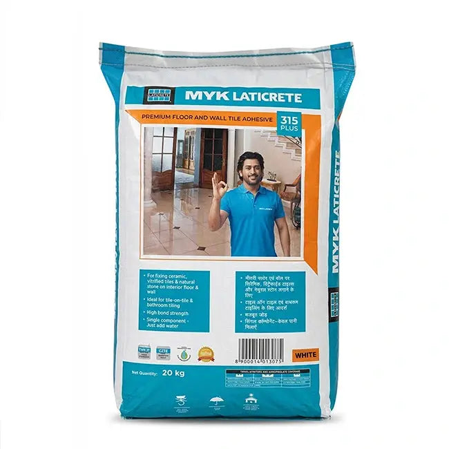 MYK Laticrete 315 Plus Tile Adhesive, White, 20 Kg Bag