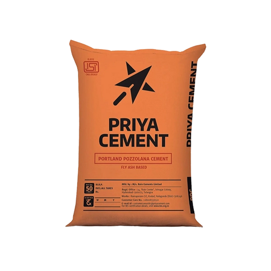 Priya PPC Cement, 50 Kg Bag