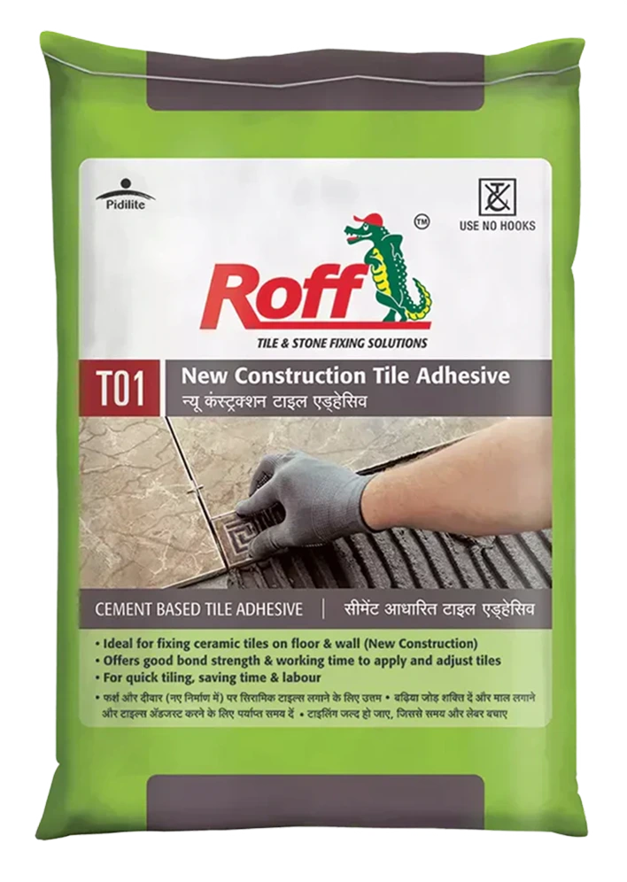 Roff T01 NCA Tile Adhesive, Grey, 30 Kg Bag