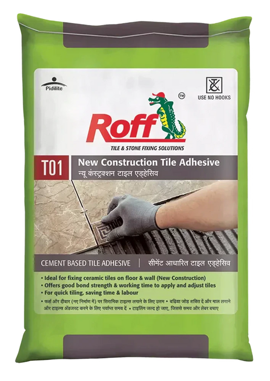 Roff T01 NCA Tile Adhesive, Grey, 30 Kg Bag