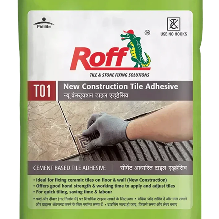 Roff T01 NCA Tile Adhesive, Grey, 30 Kg Bag