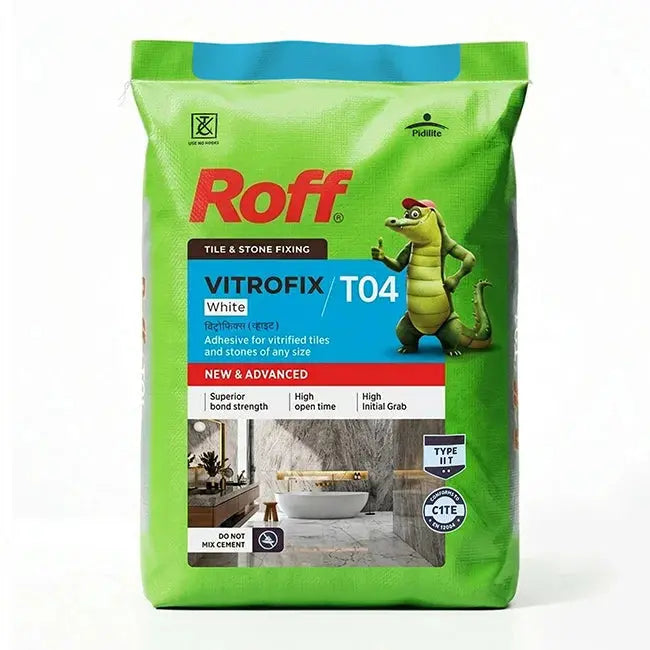 Roff T04 VFA Tile Adhesive, White, 20 Kg Bag