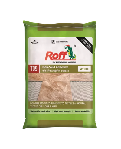 Roff T09 NSA Tile Adhesive, White, 20 Kg Bag