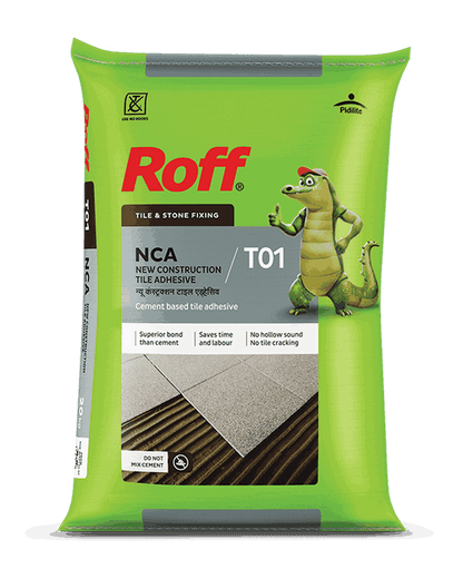 Roff T01 NCA Tile Adhesive, Grey, 30 Kg Bag
