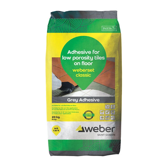 Weber Saint Gobain Weberset Classic, Grey, 40 kg