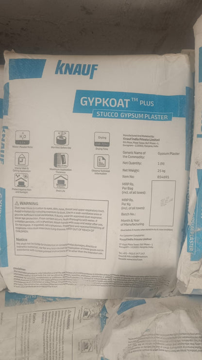Knauf Gypcoat Prime Gypsum Plaster
