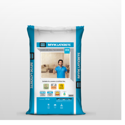 MYK Laticrete 313 Plus Tile Adhesive,  Grey, 20 Kg Bag