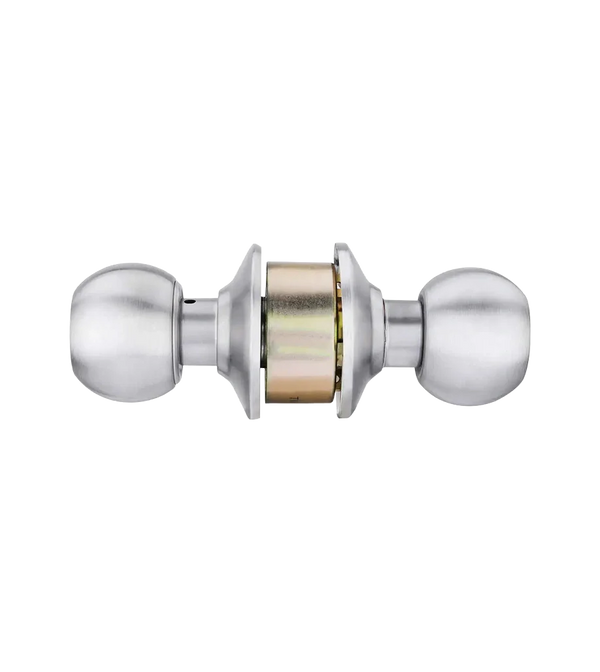 Godrej Premium Cylindrical Lock - Keyless (Bathroom) - 60mm - Stainless Steel