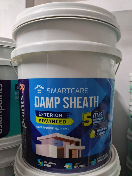Asian Paints SmartCare Damp Sheath Exterior Waterproofing Primer Advance, 20 Liter