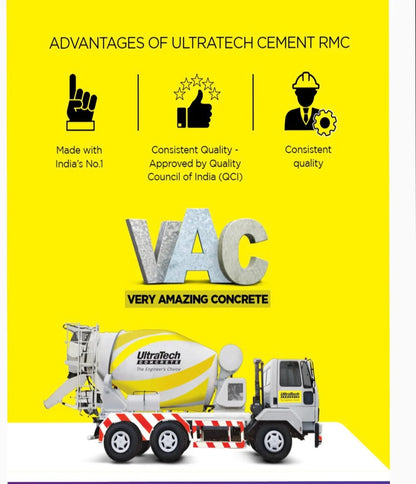 Ultratech M10 Ready Mixed Concrete (RMC)