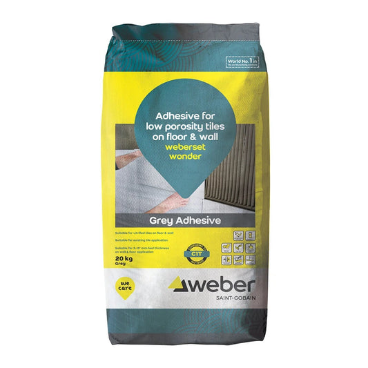 Weber Saint Gobain Weberset Wonder, Grey, 40Kg