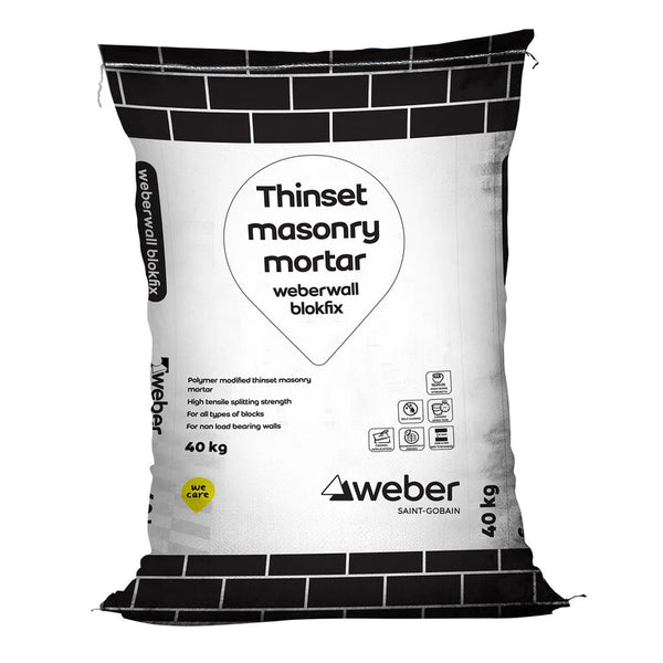 Weber Weberwall Blokfix Block Mortar, 40 Kg